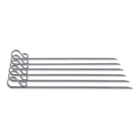 Rsvp International Endurance Stainless Steel Flat Skewers, 6PK BQ-FLT6